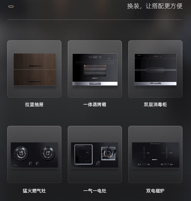 博净分体式集成灶，，，，，种种烹饪任你掌控