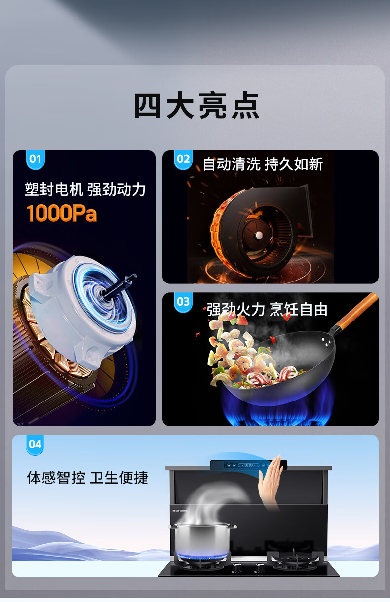 果真，，，厨房装了博净分体式集成灶就是纷歧样！